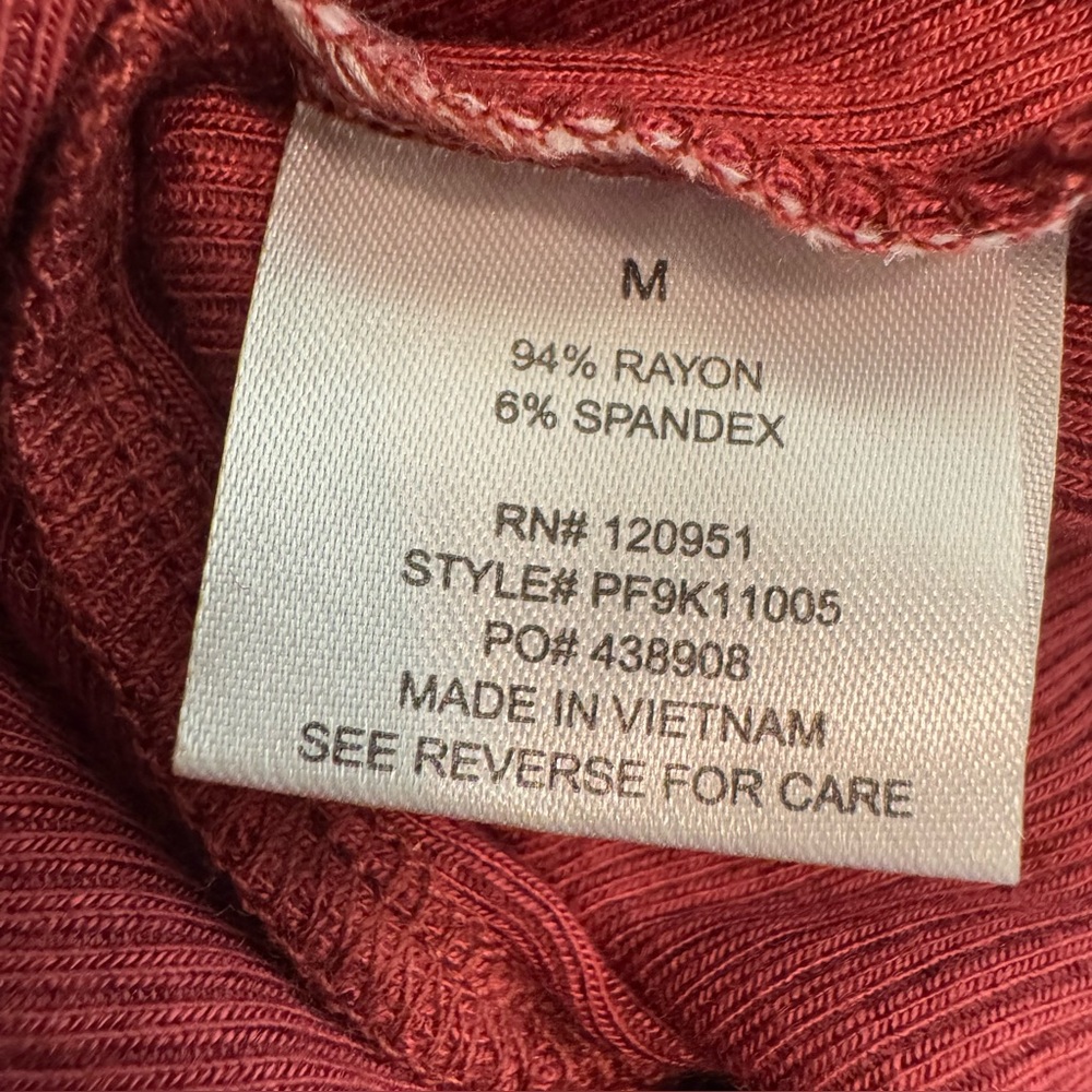 NWT Pink Rose Ribbed Body Suit - Picture 12 of 12